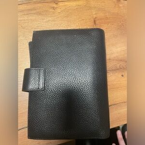 Black Leather Men's Bag